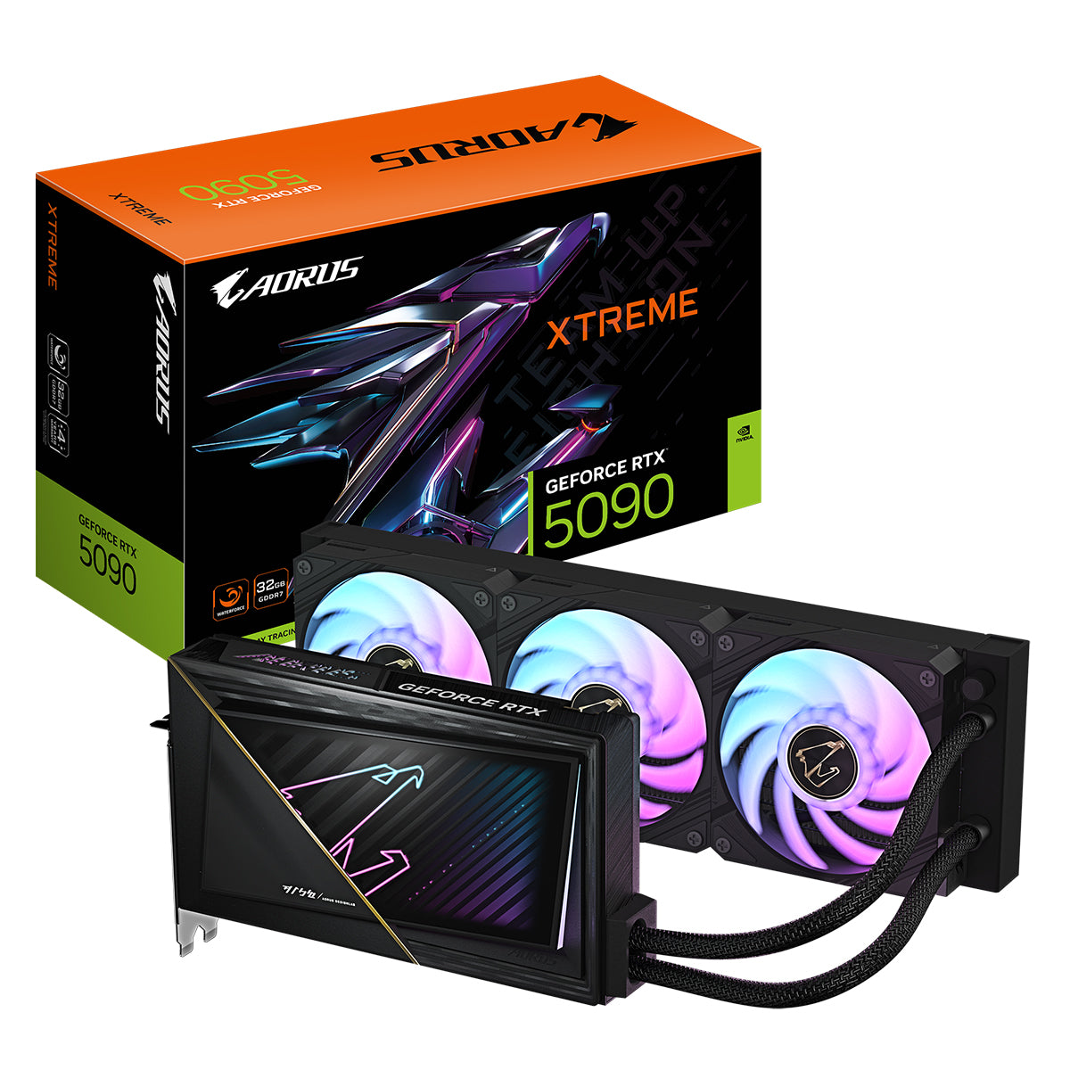 Gigabyte Aorus GeForce RTX 5090 Xtreme Waterforce 32GB GDDR7 Graphics Card