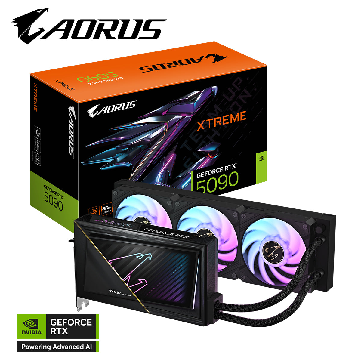 Gigabyte Aorus GeForce RTX 5090 Xtreme Waterforce 32GB GDDR7 Graphics Card