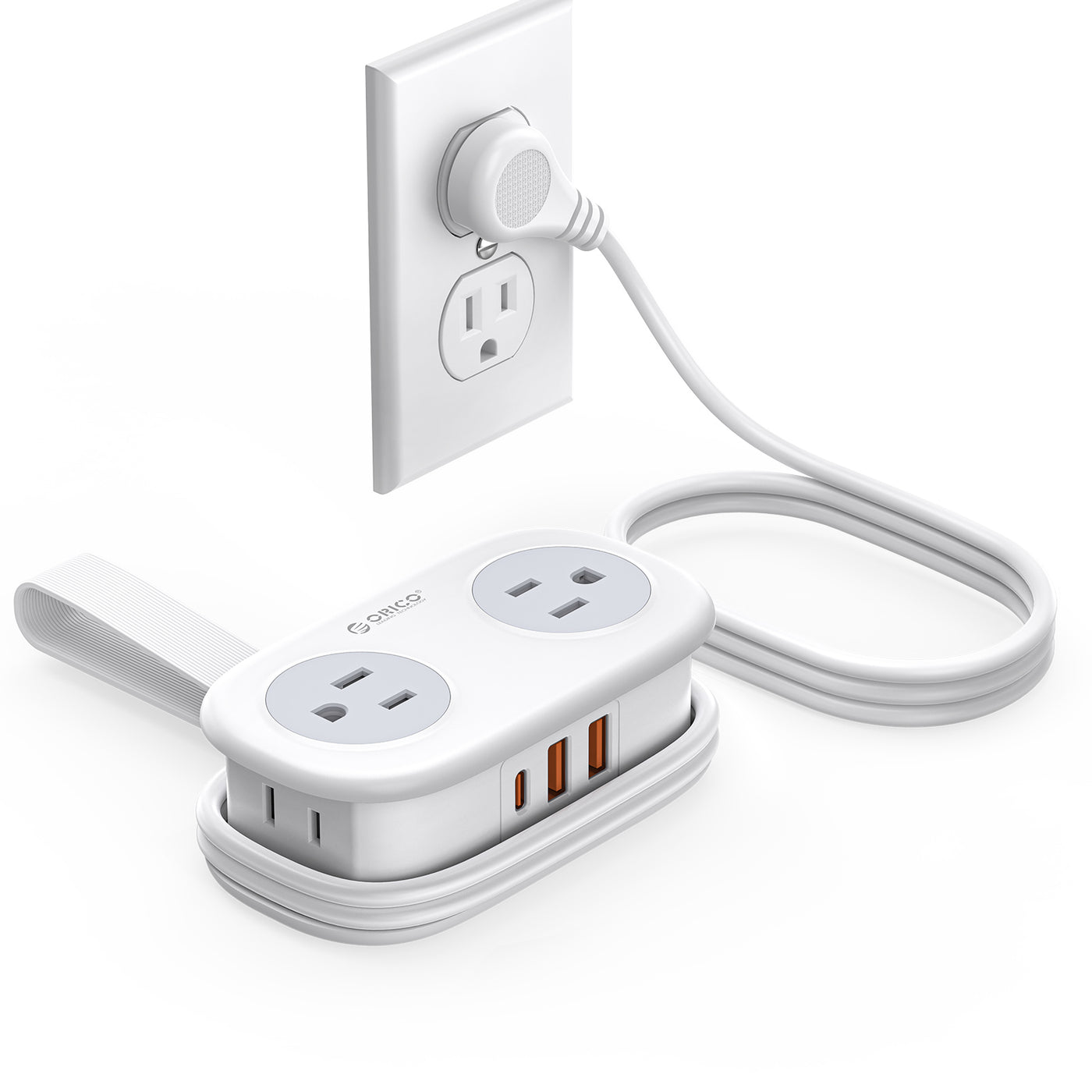 Orico AP3 7-Port 20W Travel Power Strip | DataBlitz