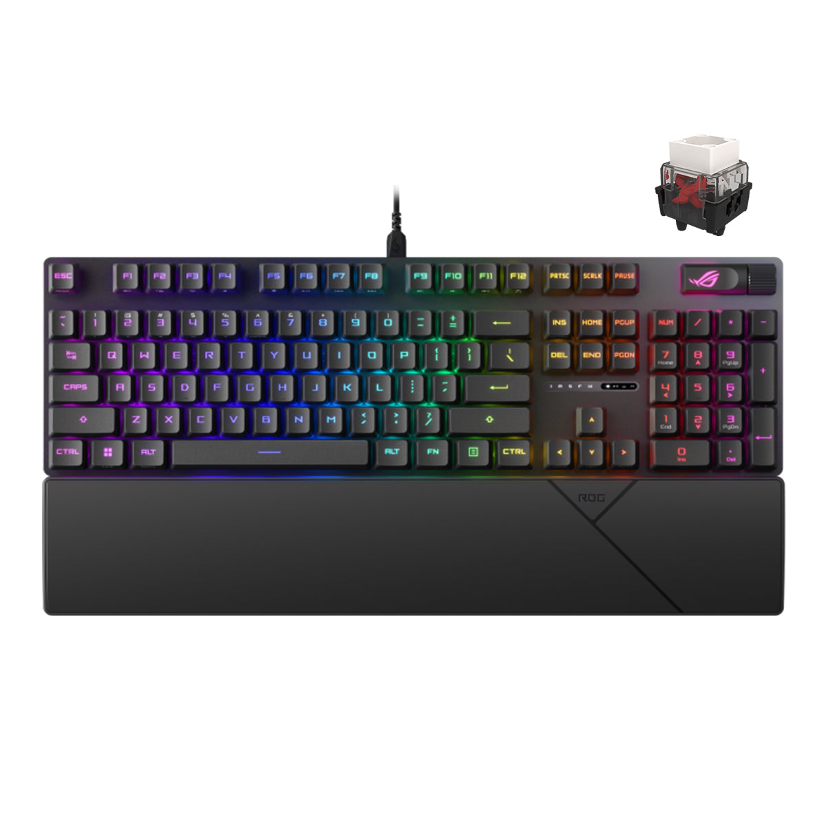 Asus ROG Strix Scope II RX Optical Mechanical Gaming Keyboard (ROG RX Red Switch Linear & Swift)