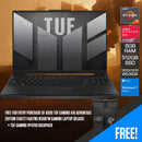 Asus TUF Gaming A16 Advantage Edition (FA617) FA617NS-N3087W Gaming Laptop (Black) | 16" WUXGA | Ryzen 7 7735HS | 8GB RAM | 512GB SSD | Radeon RX 7600S | Windows 11 Home | TUF Gaming VP4700 Backpack