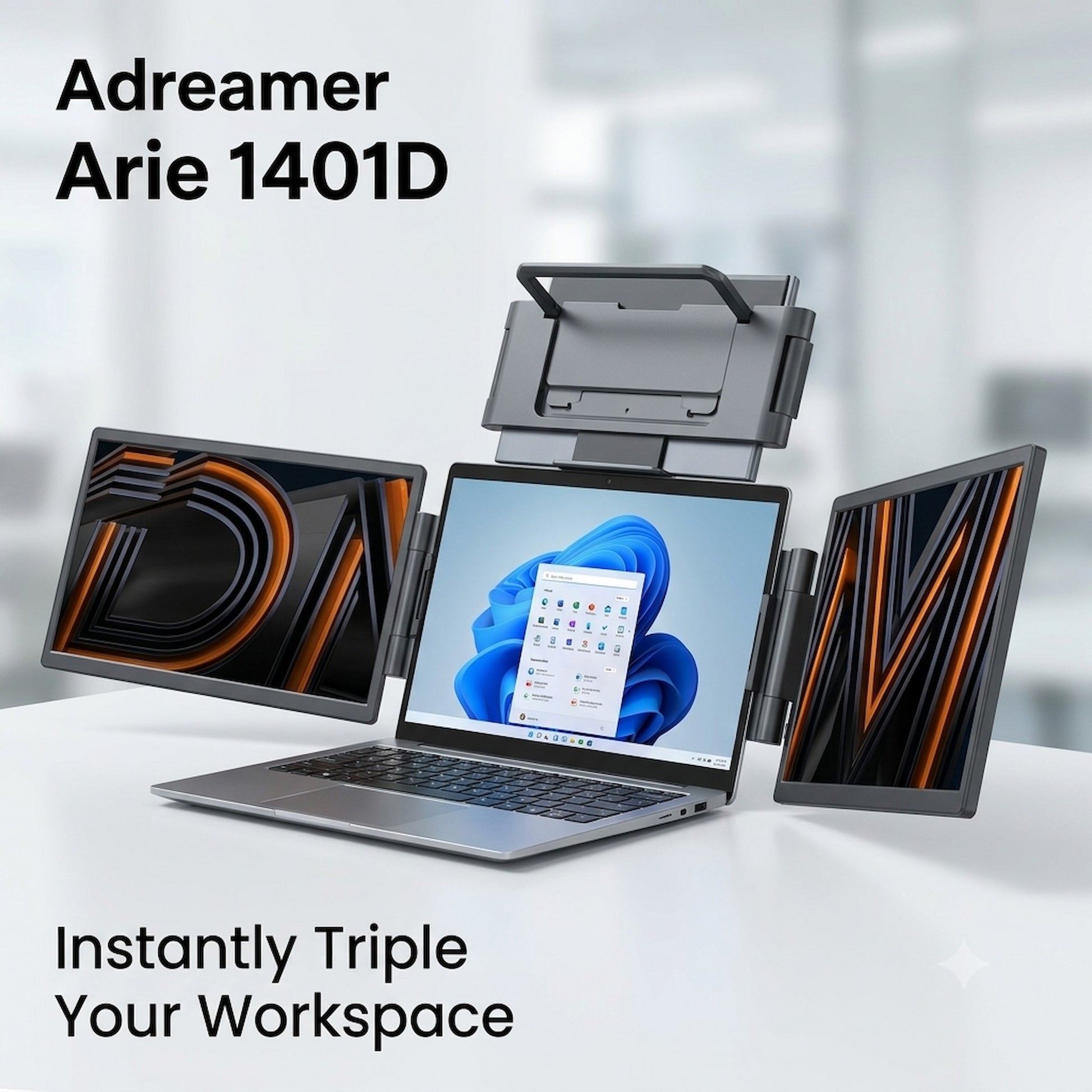 DreaMonitor Arie 1401D 14" WUXGA (1920x1200) 60Hz 30ms IPS Dual Portable Monitor