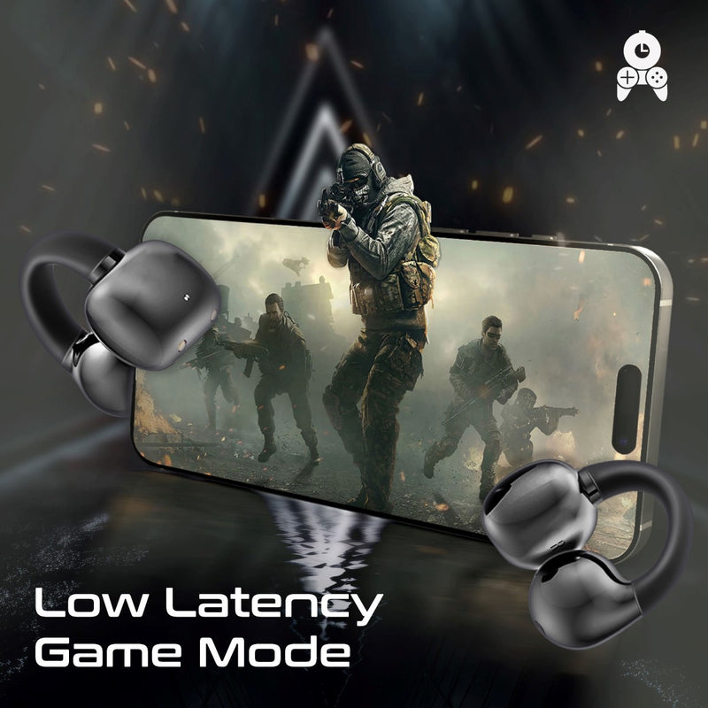 Promate AirClip AudioFit Open Ear Clip on TWS Earbuds with IntelliTouch | DataBlitz