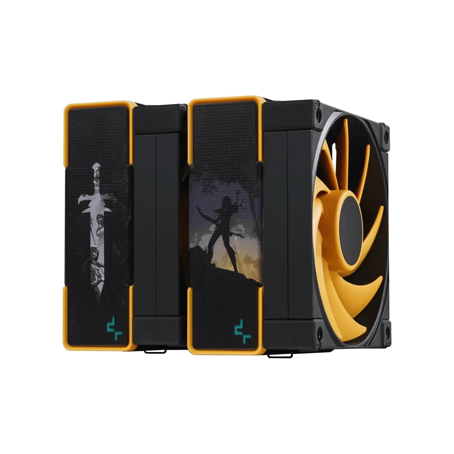 Deepcool AK620 Zero Dark Zoria High Performance Dual Tower CPU Cooler (Black) (R-AK620-BKNPMN-E)