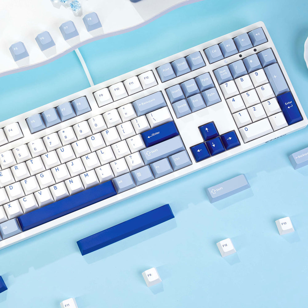 Akko Glacier 3108 V3 Wired Mechanical Keyboard (Akko Frost Pink)