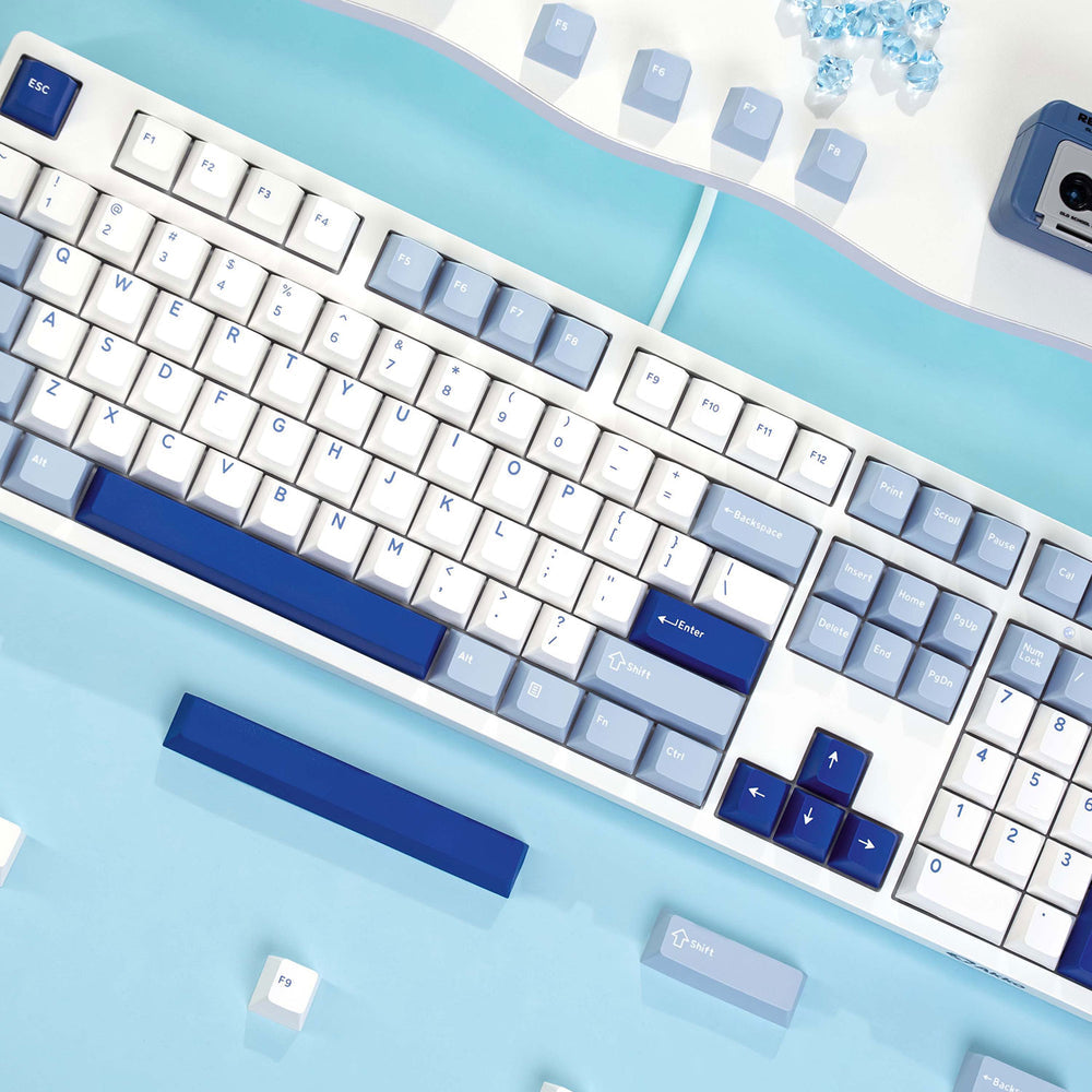 Akko Glacier 3108 V3 Wired Mechanical Keyboard (Akko Frost Pink)