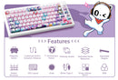 Akko 7TH Anniversary MOD007 PC RGB Hot-Swappable Mechanical Keyboard (Akko Cream Yellow Magnetic Switch)