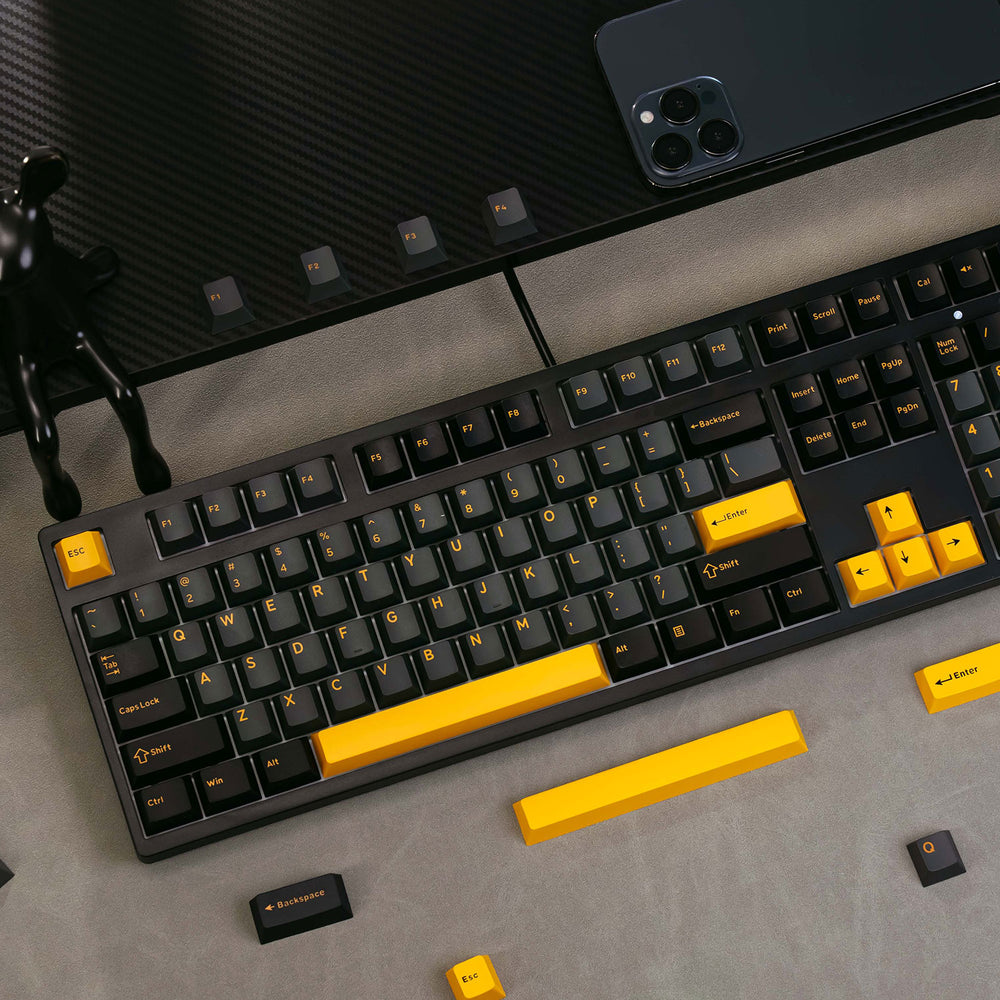 Akko Black & Gold 3108 V3 Wired Mechanical Keyboard