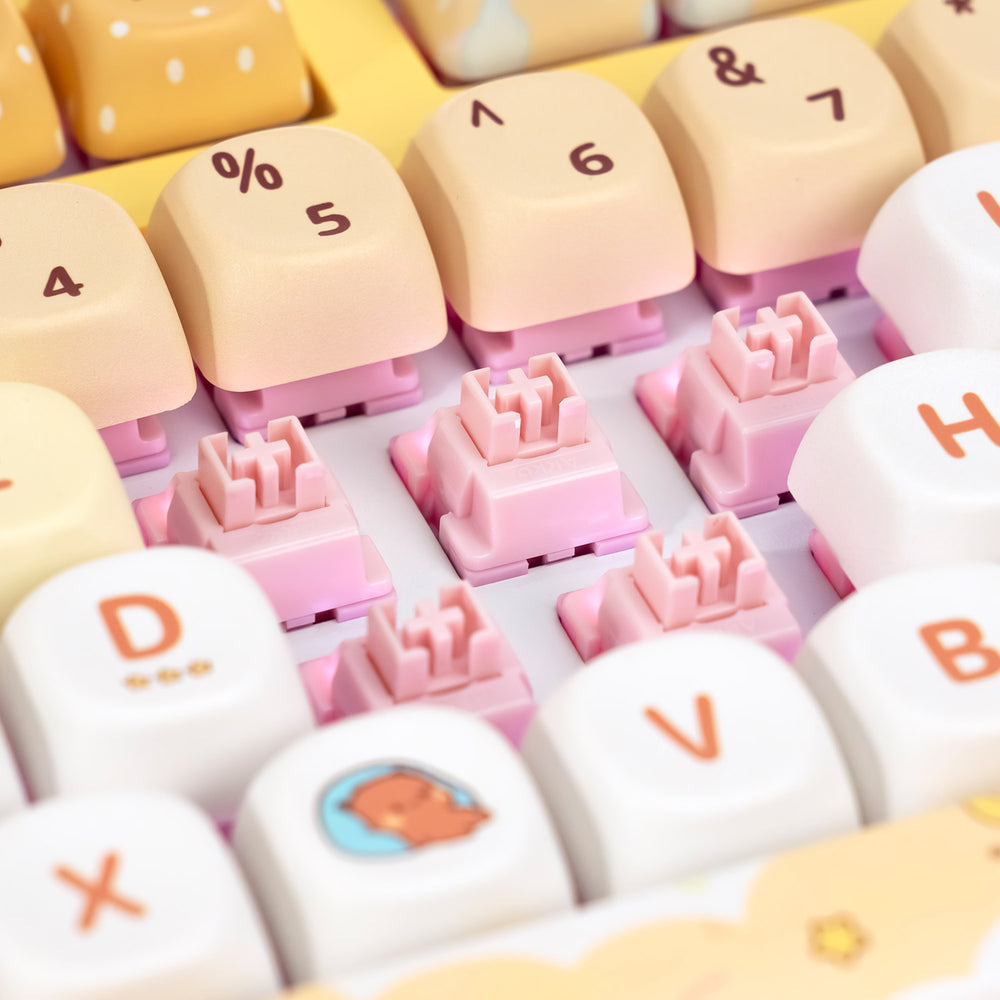 Akko Dudu and Bubu 3108 V3 Wired Mechanical Keyboard (Yellow)