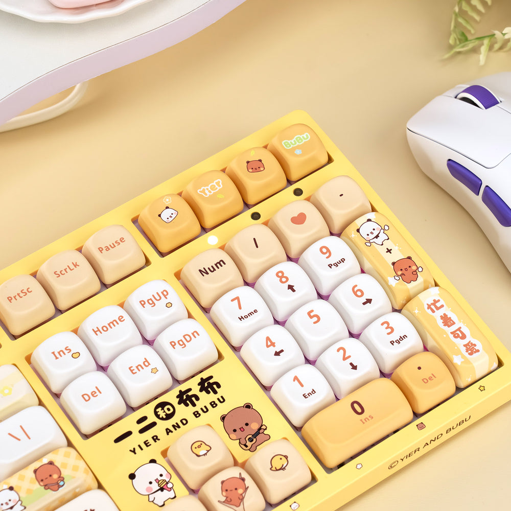 Akko Dudu and Bubu 3108 V3 Wired Mechanical Keyboard (Yellow)
