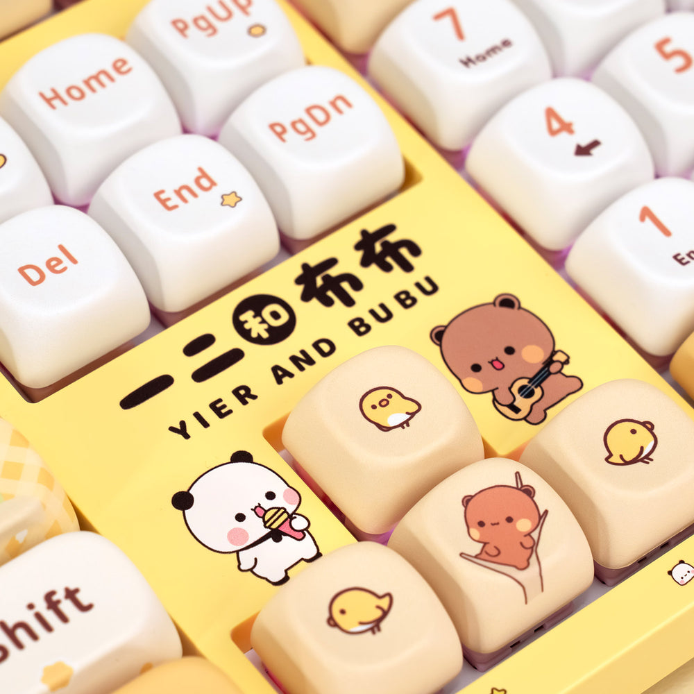 Akko Dudu and Bubu 3108 V3 Wired Mechanical Keyboard (Yellow)