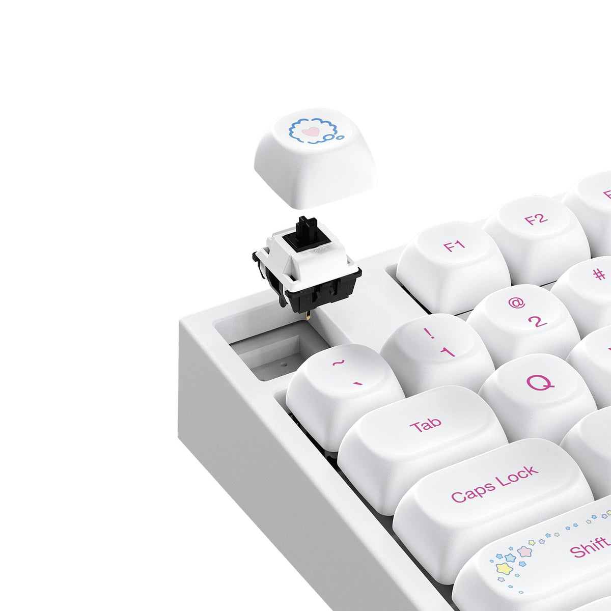Akko Cinnamoroll 5087 V5 Multi-Mode RGB Hot-Swappable Mechanical Keyboard (Akko V3 Piano Pro Switch)