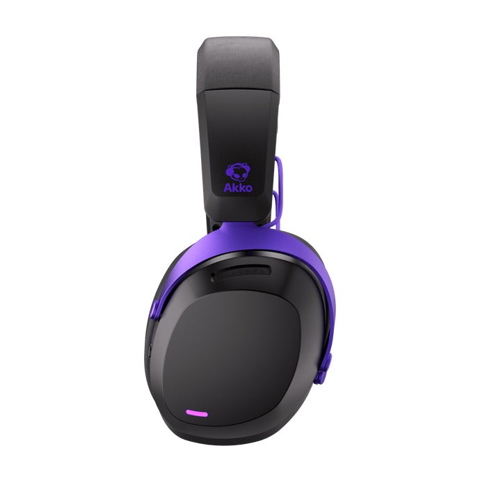 Akko GH300 Tri-Mode Gaming Headset with Microphone (Black, White)
