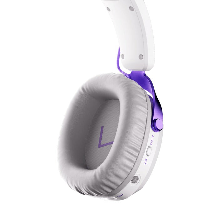 Akko GH300 Tri-Mode Gaming Headset with Microphone (Black, White)