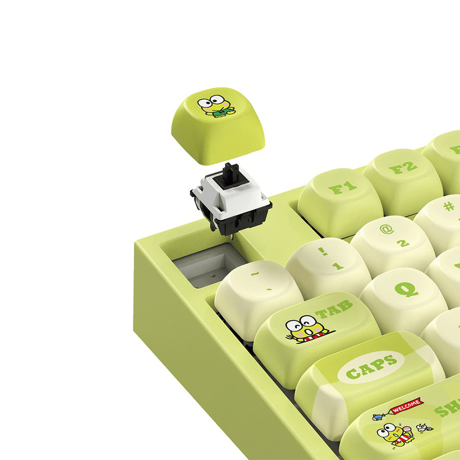 Akko KeroKero Keroppi 5108 V5 Multi-Mode RGB Hot-Swappable Mechanical Keyboard (Akko V3 Piano Pro)