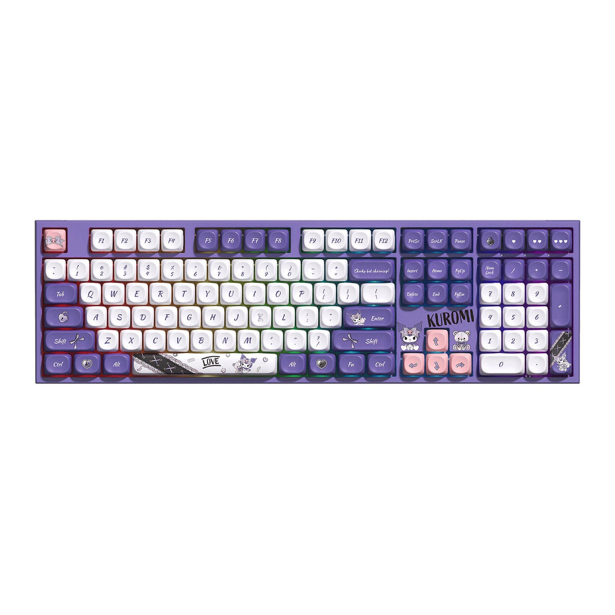 Akko Kuromi 5108 V5 Multi-Mode RGB Hot-Swappable Mechanical Keyboard (Akko V3 Piano Pro)