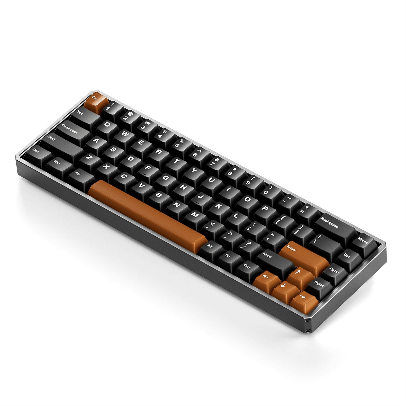 Akko MOD68 HE Aluminum Case Wireless ARGB Magnetic Keyboard (Misty Black & Brown)