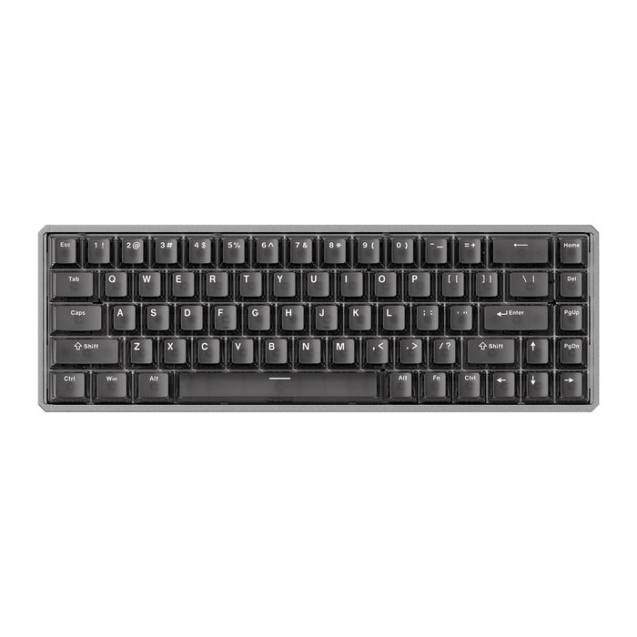 Akko MOD68 HE Aluminum Case Wired ARGB Magnetic Keyboard (Black Transparent) (Akko AstroAim Magnetic Switch) (02N-02I-02W-02G-02L-02K)