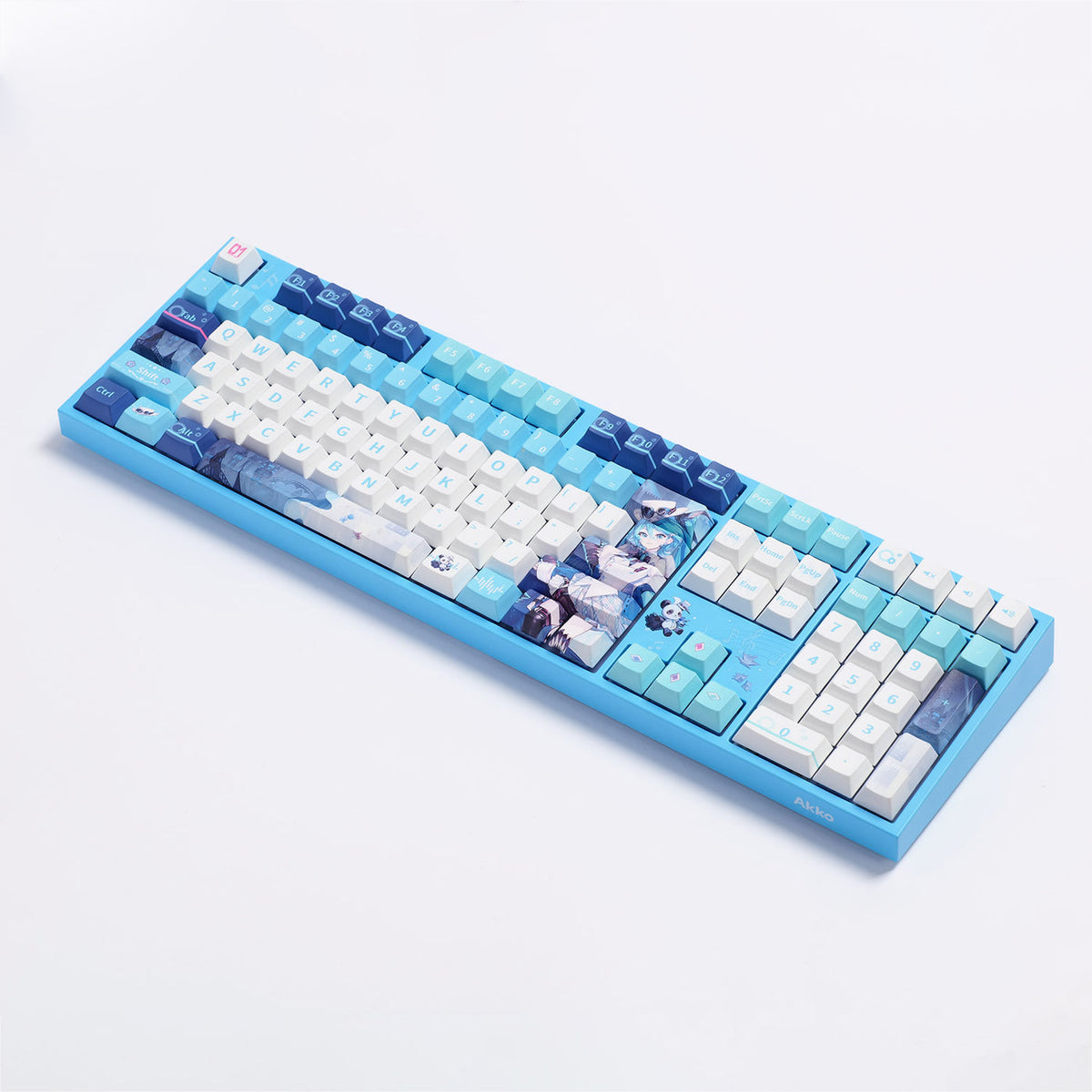 Akko Hatsune Miku With You 2025 5108 V5 Multi-Mode RGB Hot-Swappable Mechanical Keyboard
