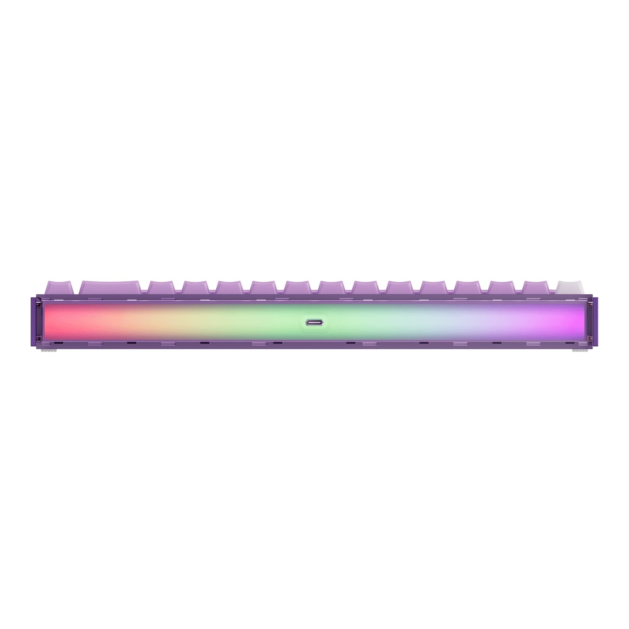 Akko Ray68 RGB Wired Mechanical Keyboard (Misty Purple & White) (Akko AstroAim Magnetic Switch)