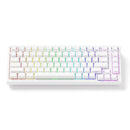Akko TAC75 HE Shine-Through White Wired ARGB Mechanical Keyboard