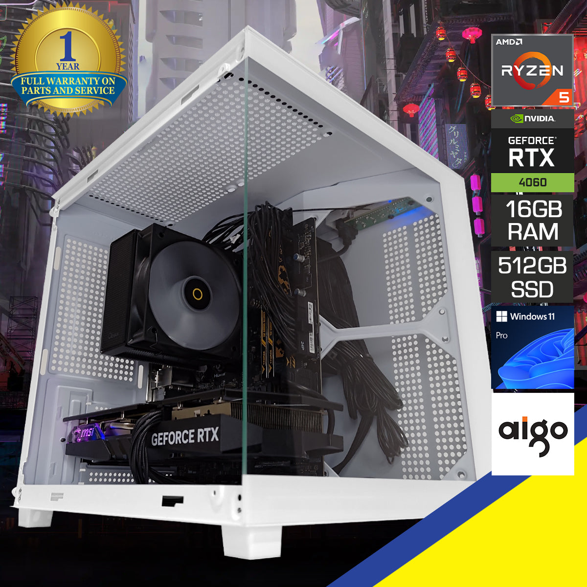 Alpha Apollo A275 White Desktop Gaming PC | DataBlitz