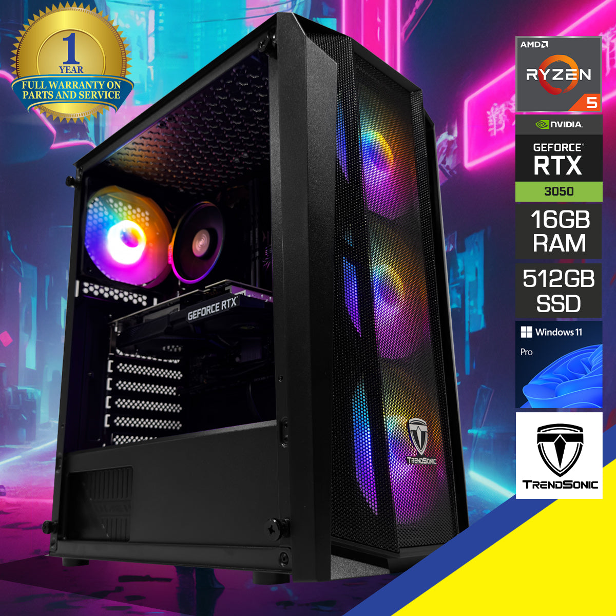 Alpha CR19A Black Desktop Gaming PC