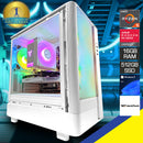 Alpha DB330M Mesh White Desktop Gaming PC | DataBlitz