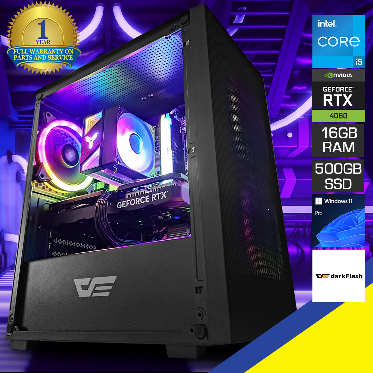 Alpha Hermes White Desktop Gaming PC | DataBlitz