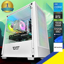 Alpha M305 White Desktop Gaming PC | Intel i5 12400F | 16GB RAM | 512GB SSD | with WiFi + Bluetooth | GeForce RTX 3050 | Windows 11 Pro