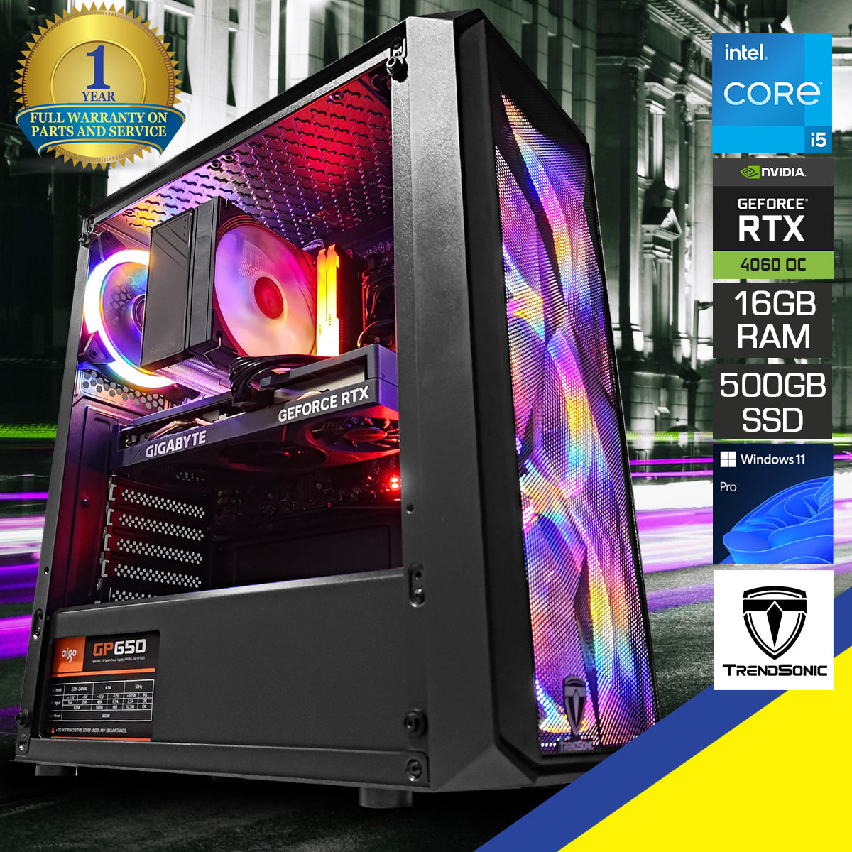 Alpha Megatron Black Desktop Gaming PC | DataBlitz