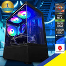 Alpha Reyna Black Desktop Gaming PC | AMD Ryzen 5 5600 | 16GB RAM | 512GB SSD | RTX 4060 | Windows 11 Pro