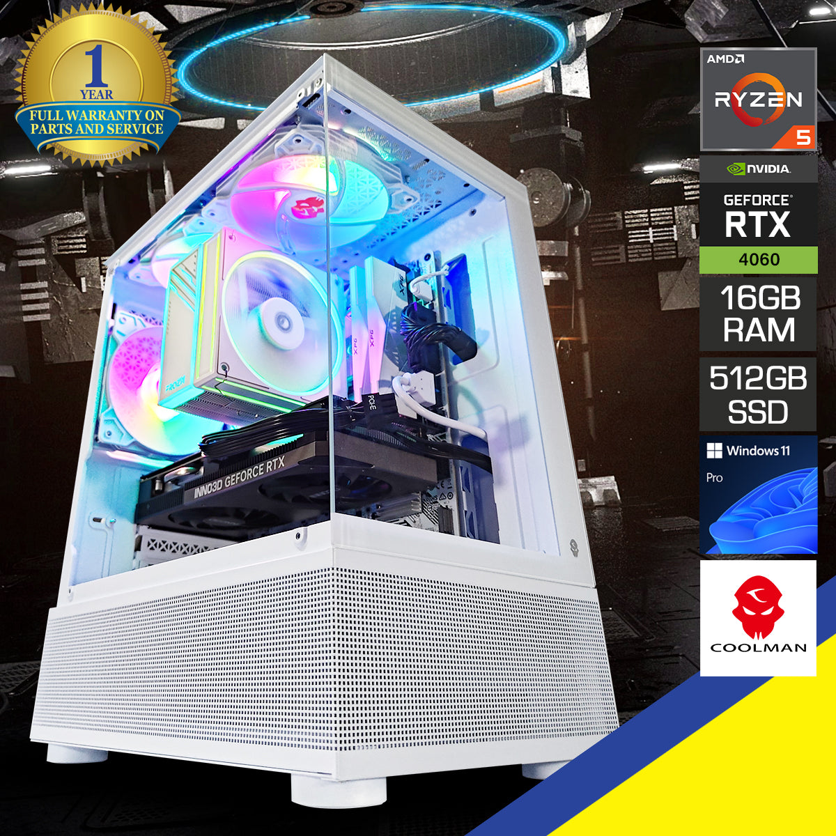 Alpha Reyna White Gaming PC
