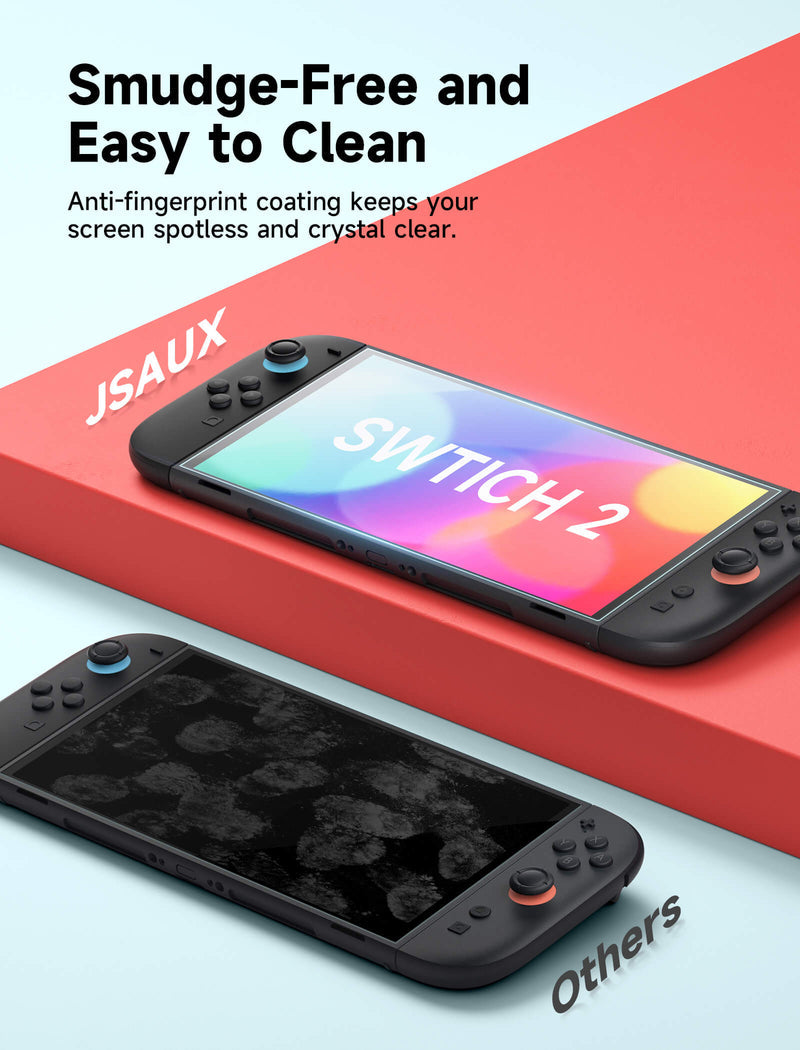 JSAUX Ultra Clear Anti-Glare Matte Tempered Glass Screen Protector For NSW2