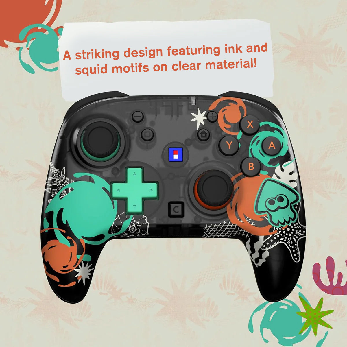 Hori Wireless Horipad Turbo Controller for Nintendo Switch 2 (Splatoon Raiders) (NSX-239A)
