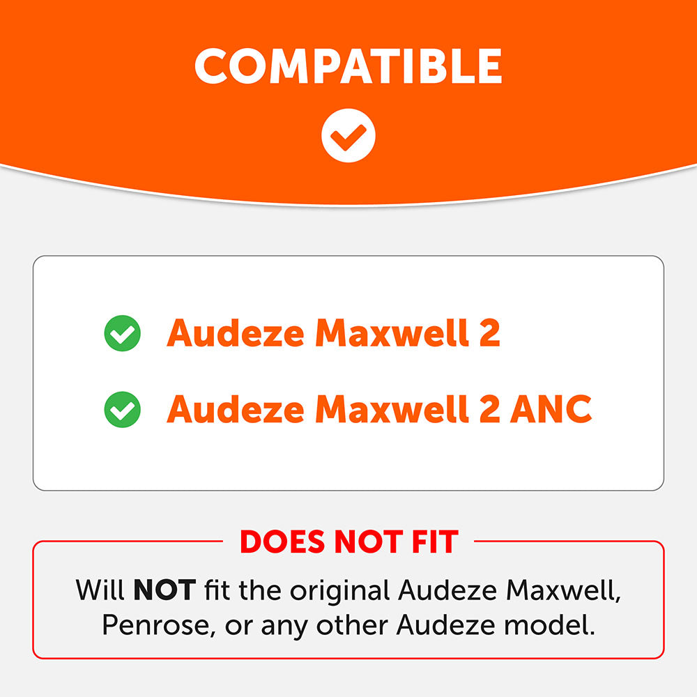 Wicked Cushions WC Side Speaker Plates for Audeze Maxwell 2 Headsets