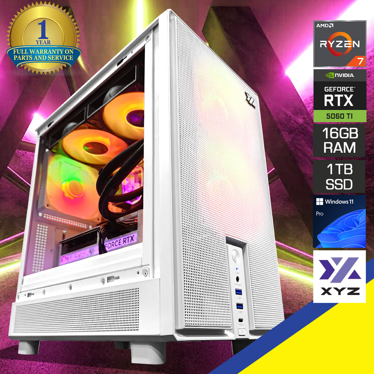 Aurora Atom White Desktop Gaming PC