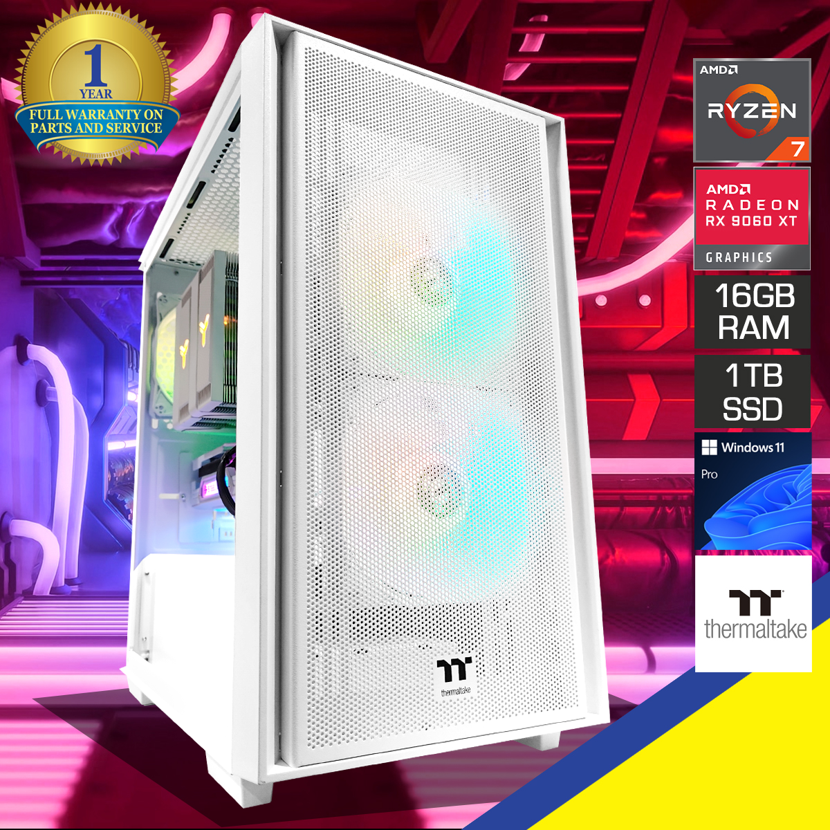 Aurora Versa Snow White Desktop Gaming PC | DataBlitz