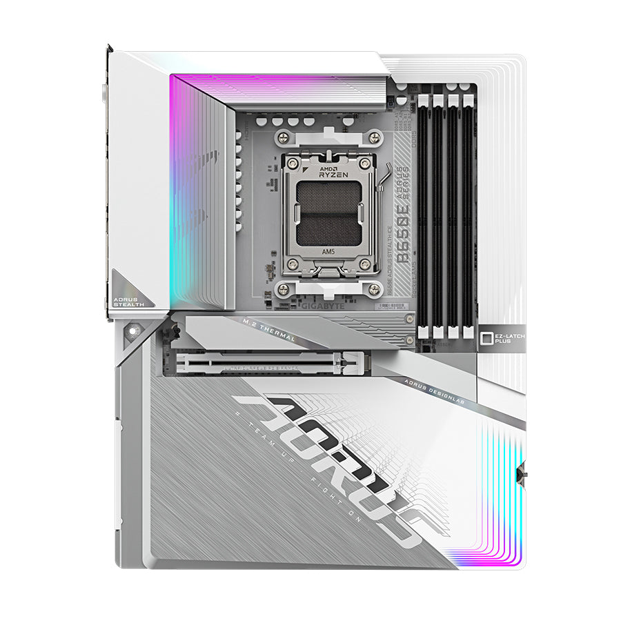 Gigabyte B650E Aorus Stealth ICE DDR5 Gaming Motherboard
