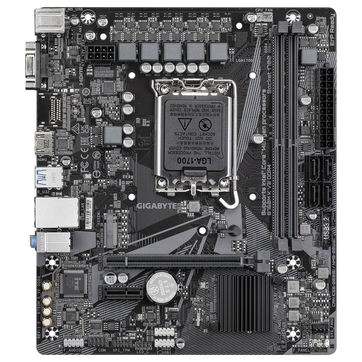 Gigabyte B760M K V2 DDR4 Intel UD Motherboard