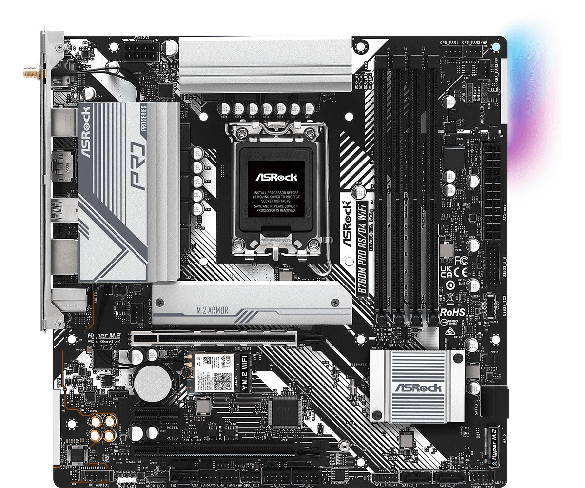 ASRock B760M Pro RS/D4 WiFi Motherboard