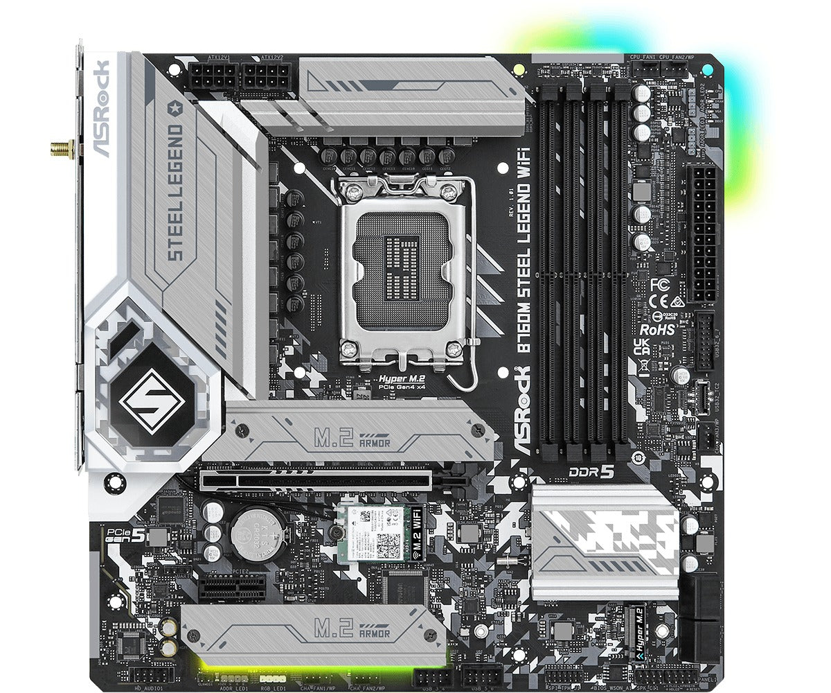 Asrock B760M Steel Legend WiFi Motherboard