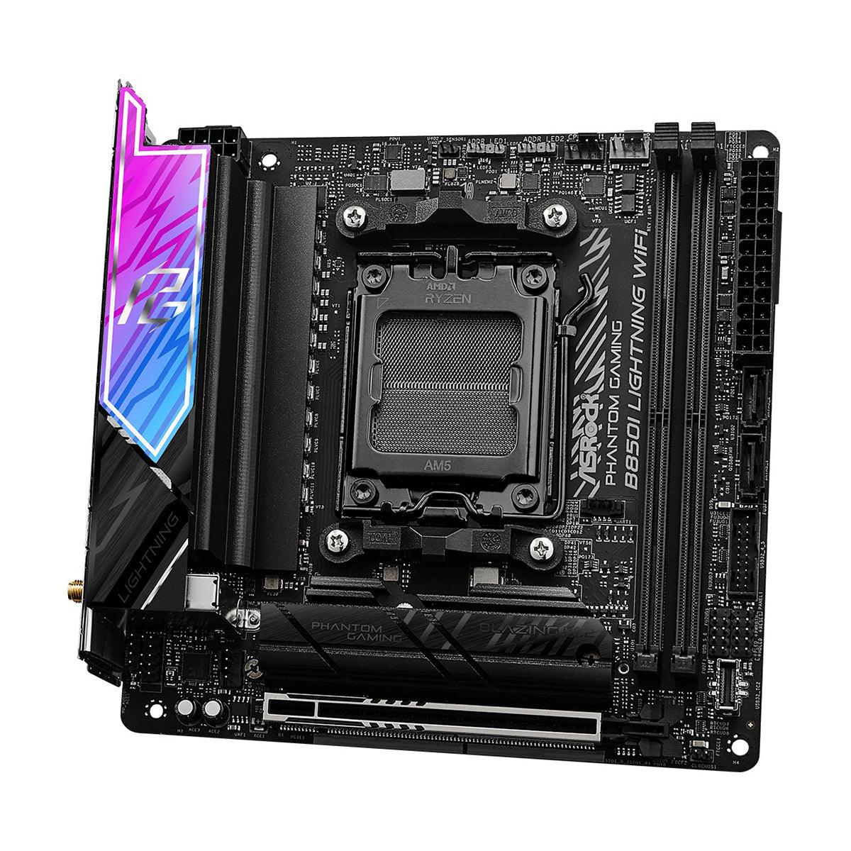 ASRock Phantom Gaming B850I Lightning WiFi DDR5 AMD Motherboard