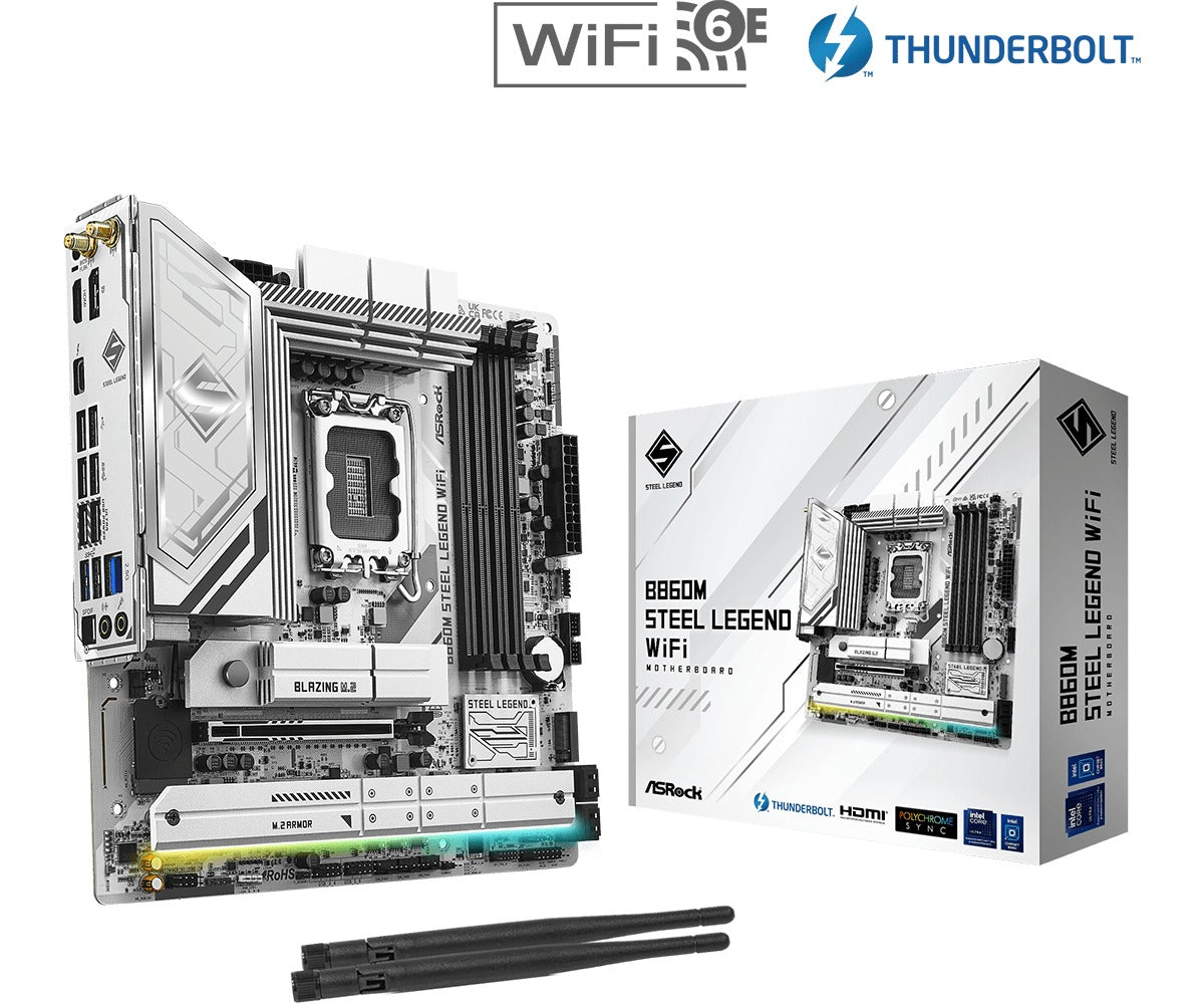 ASRock B860M Steel legend WiFi Motherboard
