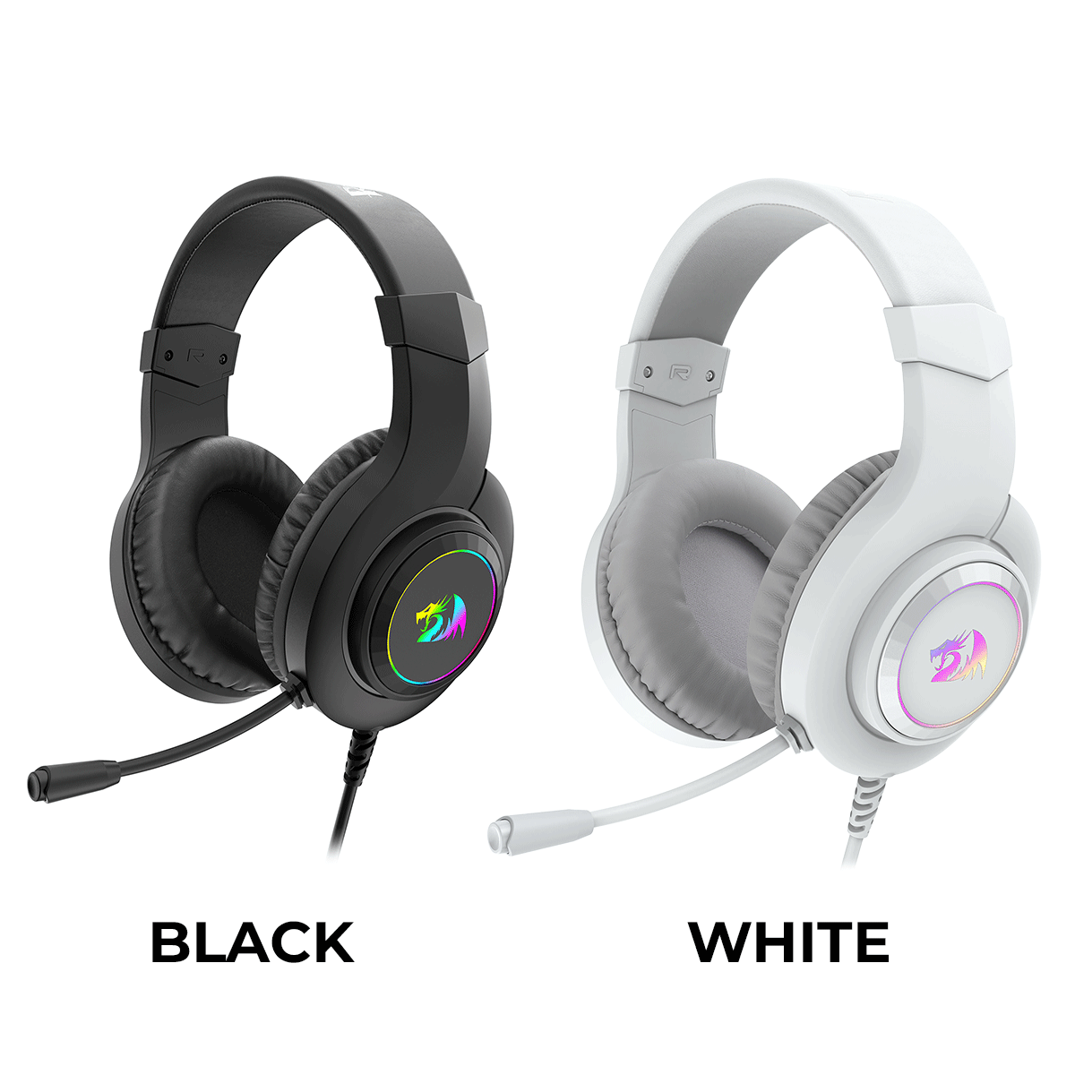 Redragon H371-RGB Hylas USB Virtual 7.1 Surround Sound Wired Gaming Headset