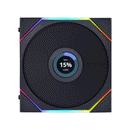 Lian Li Uni Fan TL LCD 120 RGB 120mm Fan Triple Pack With Controller
