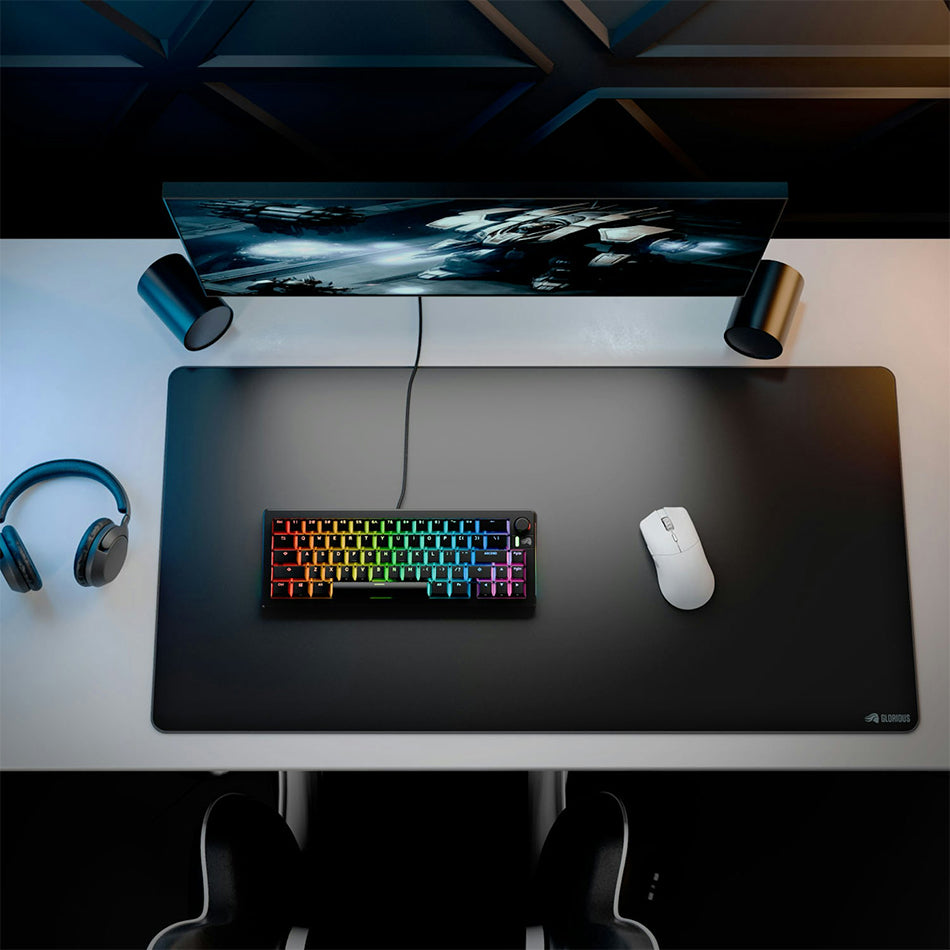 Glorious GMP 2 Stitched Cloth Gaming Mousepad (Black) (XL, XL Extended, 3XL, XL, XXL)