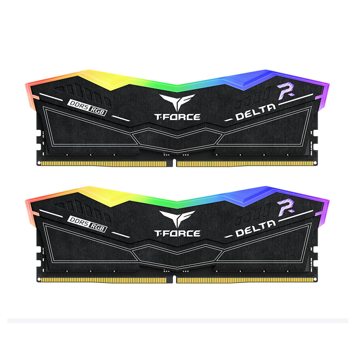 TeamGroup T-Force Delta RGB DDR5 32GB (2x16GB) 6000MHz CL30-36-36-76 1.35V Gaming Desktop Memory