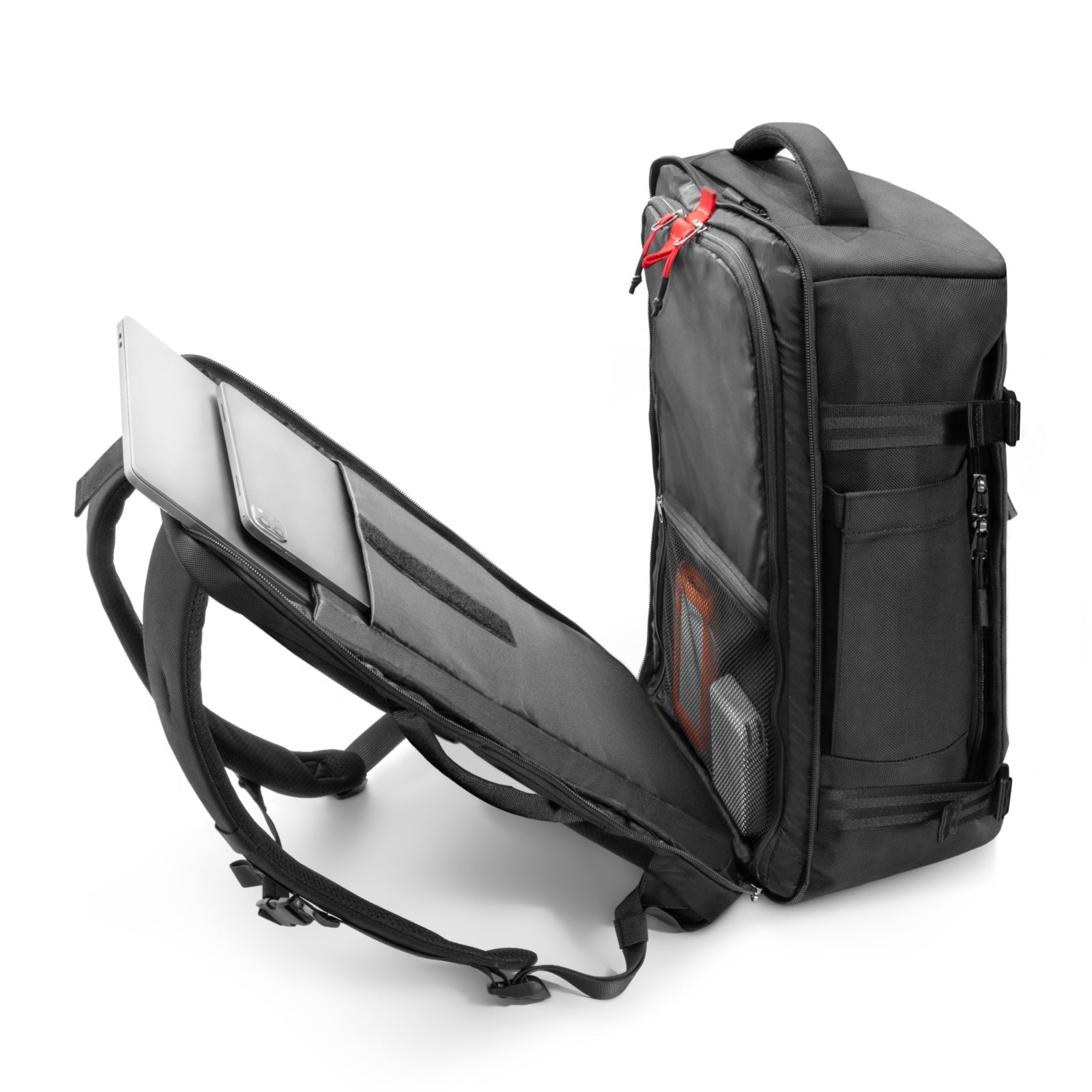 Tomtoc Navigator-T66 40L Laptop Travel Backpack (Black) (T66M1D1)