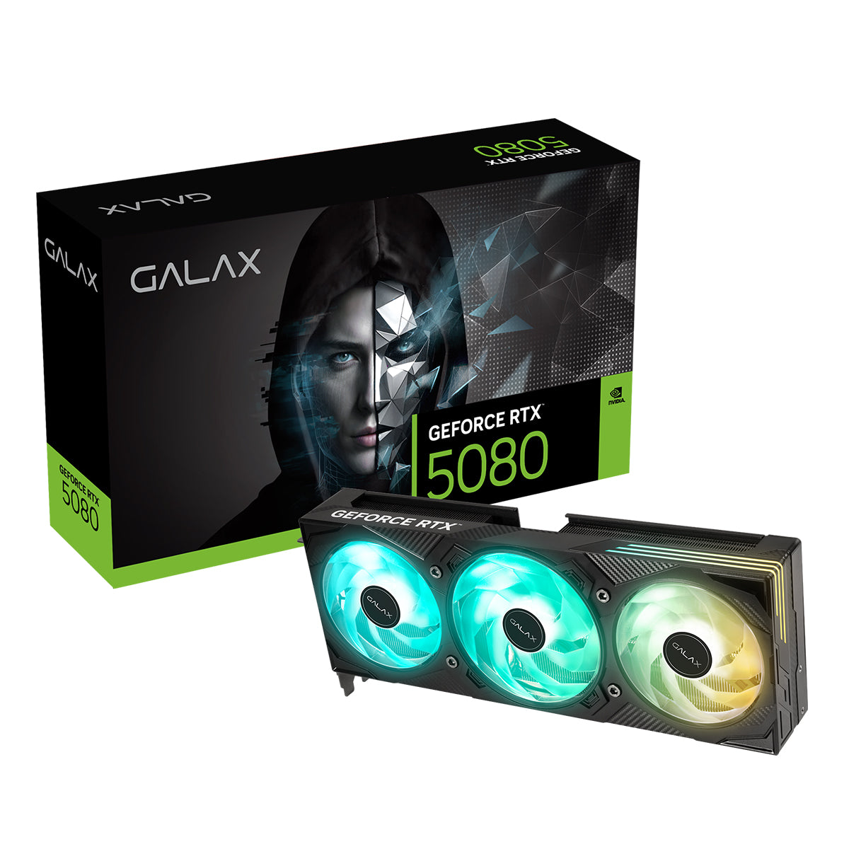 Galax GeForce RTX 5080 Ex Gamer 1-Click OC PCI-E 16GB GDDR7 Graphics Card